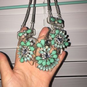 necklace with light blue Jules